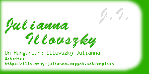 julianna illovszky business card